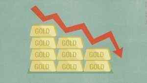 El valor del oro cae mientras los problemas comerciales entre Estados Unidos y China respaldan el dólar