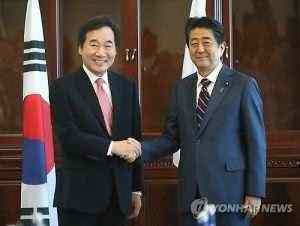 El primer ministro surcoreano probablemente se reunirá con Shinzo Abe la próxima semana en medio de tensiones