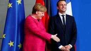 Merkel y Macron enfatizan una colaboración franco-alemana