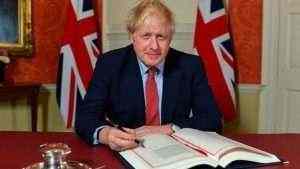 Борис Джонсон торжественно подписал соглашение о выходе Великобритании из Евросоюза