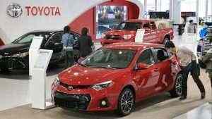 Toyota says its annual global sales could reach $5.5 Million in five years